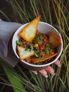 Chili con carne met rijst