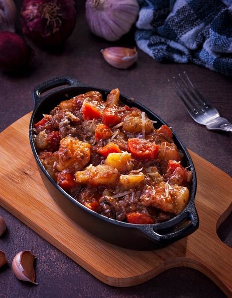 Ovenschotel met zoete aardappel en feta